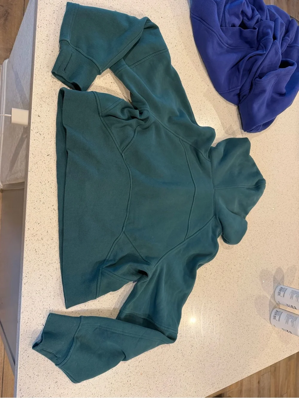 Lululemon Emerald Hooded Half-Zip Scuba